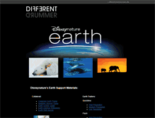Tablet Screenshot of earth.differentdrummer.com