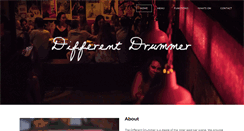 Desktop Screenshot of differentdrummer.com.au